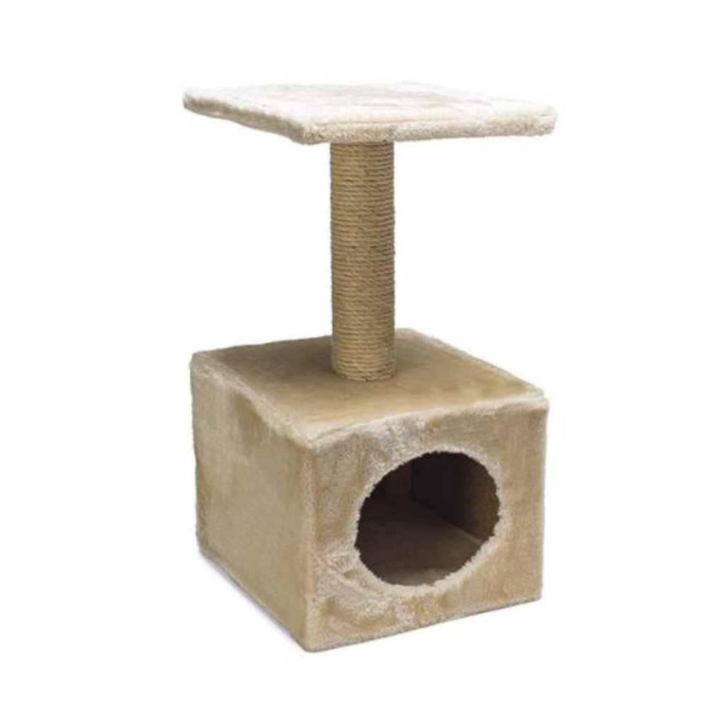 Beeztees krabpaal Christa beige 30 x 30 x 57 cm