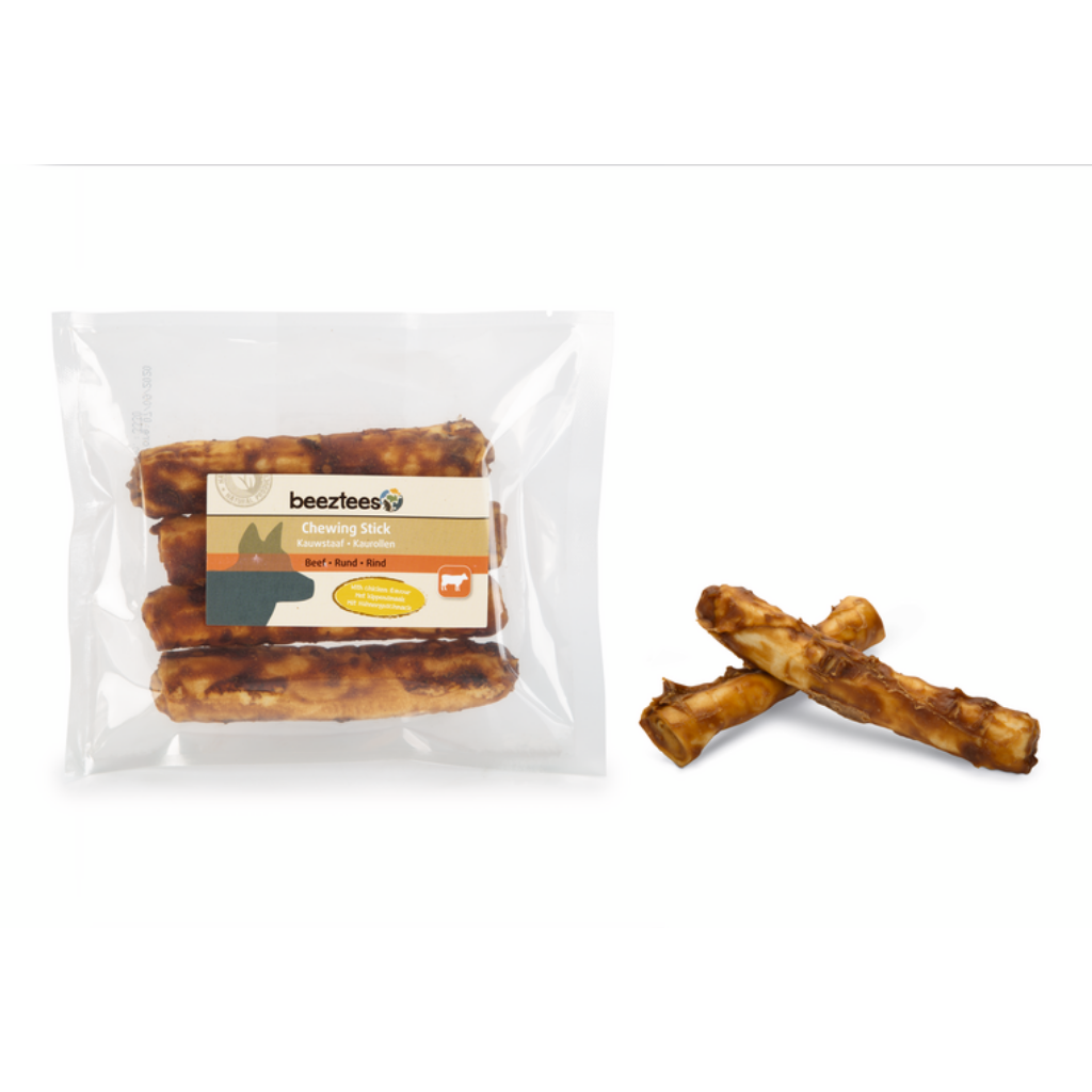 Beeztees kauwstaven kipsmaak 12,5 cm 4 stuks