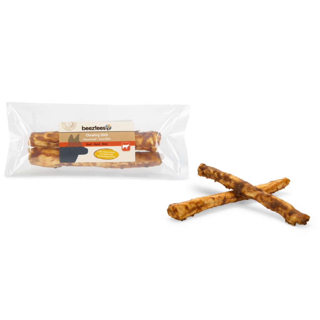 Beeztees kauwstaven met kipsmaak 18 cm 2 stuks