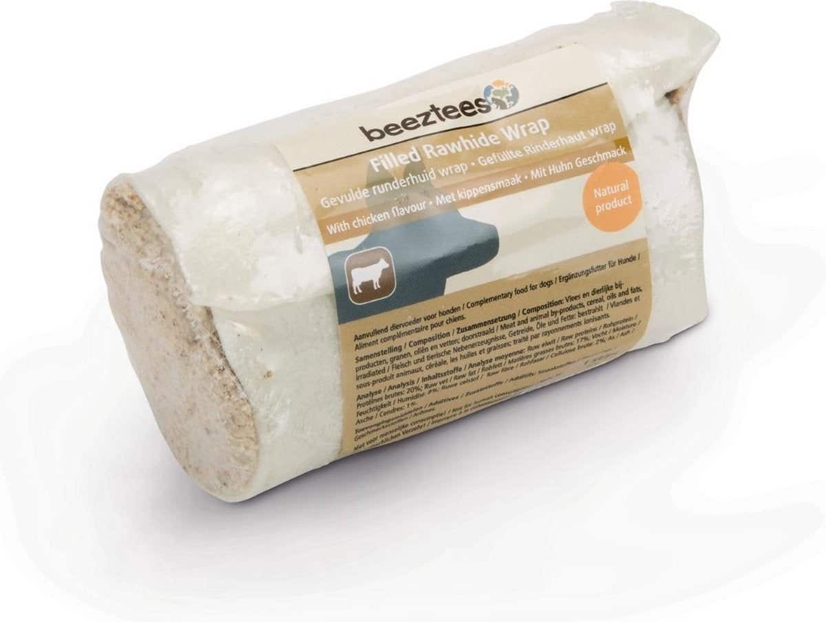 Beeztees rawhide wrap kipsmaak 1 stuk
