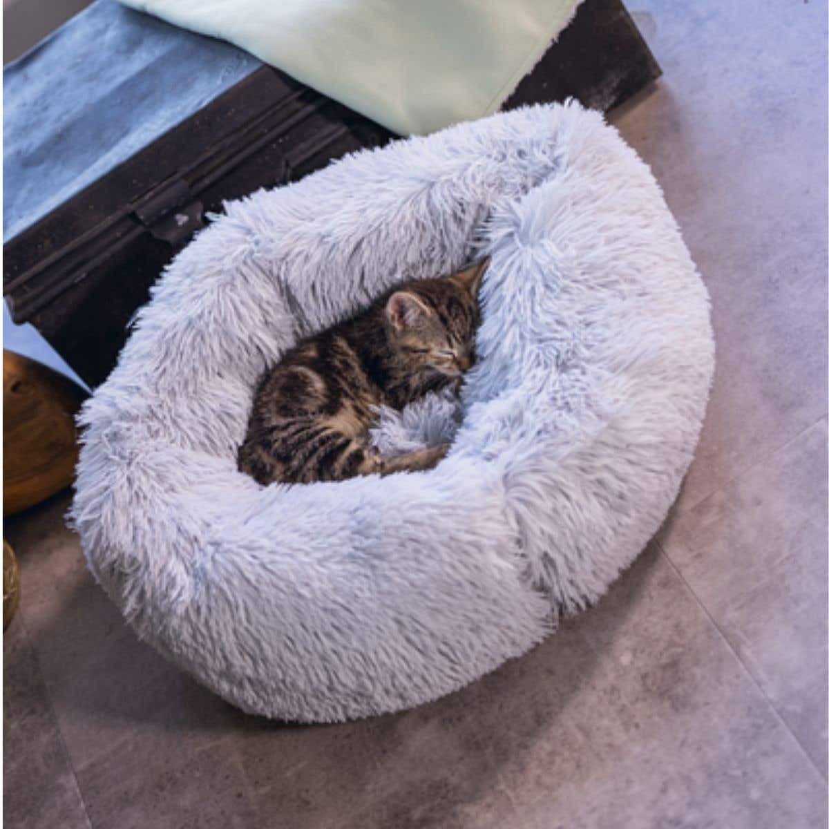 Beeztees Kattenmand Kitten Vako Pluche Grijs 50 x 50 x 18 cm