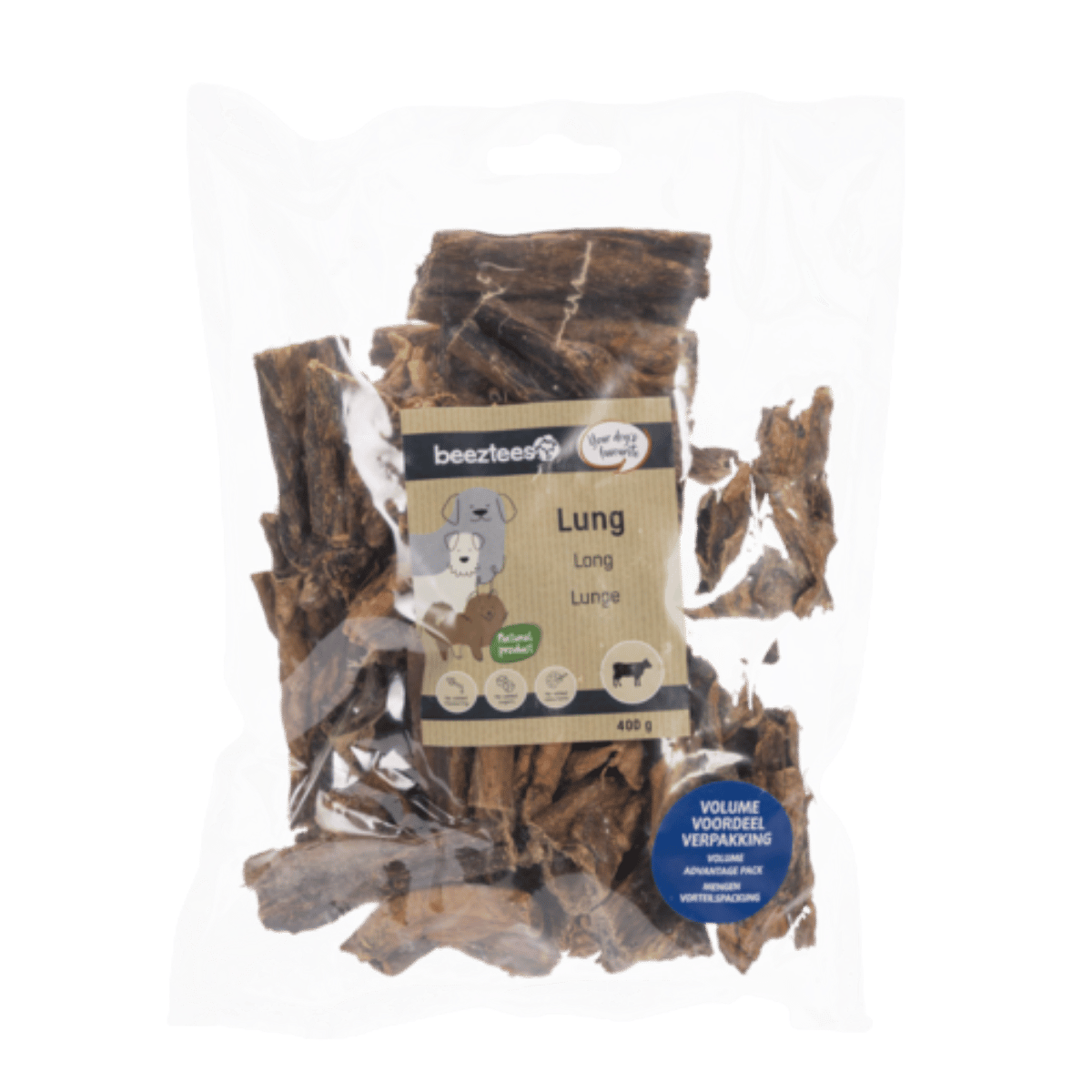 Beeztees Hondensnack Long Voordeel 400 gram