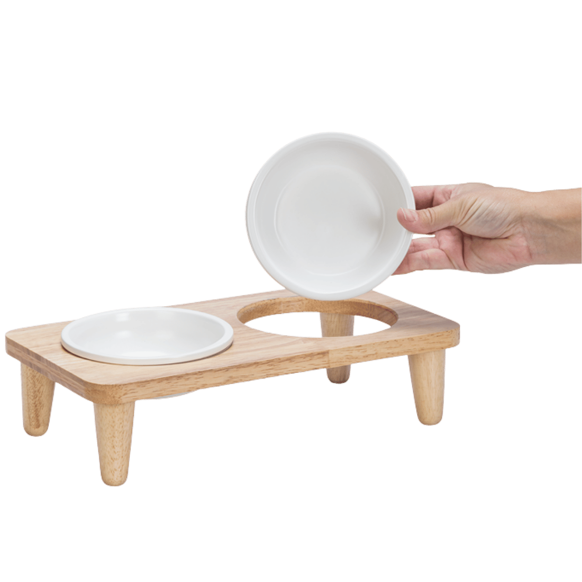 Designed by Lotte Kattenvoerbak Dinerset Djeha Naturel 35 x 19 x 9 cm