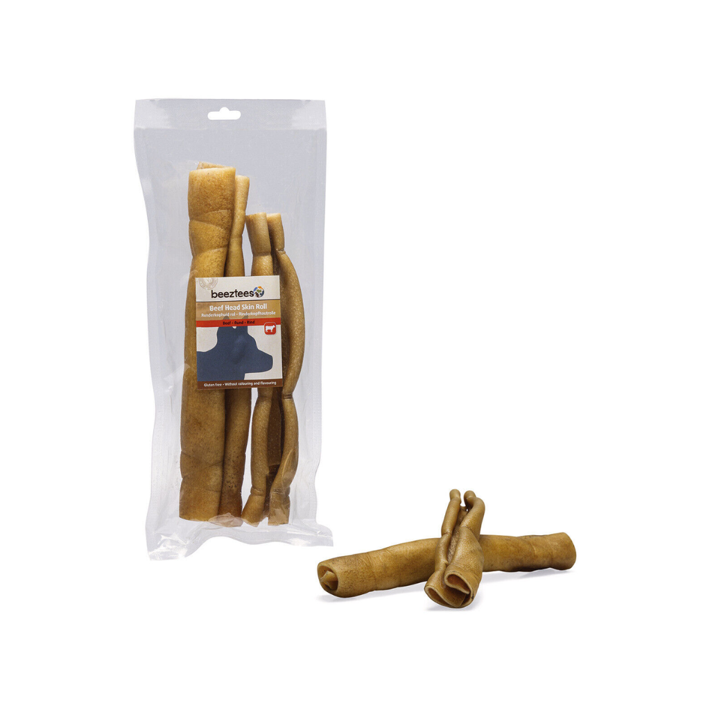 Beeztees Runderkophuid Rol 2 stuks