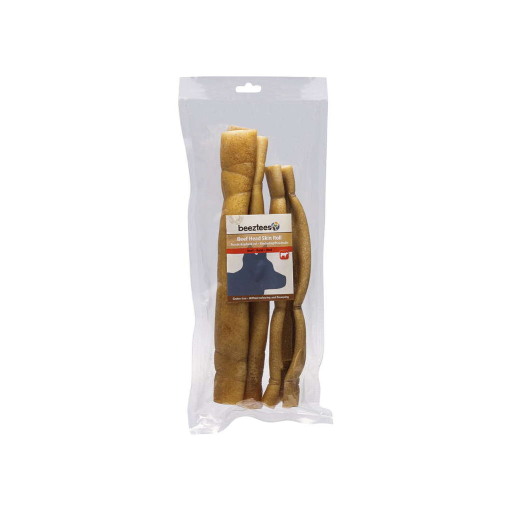 Beeztees Runderkophuid Rol 2 stuks