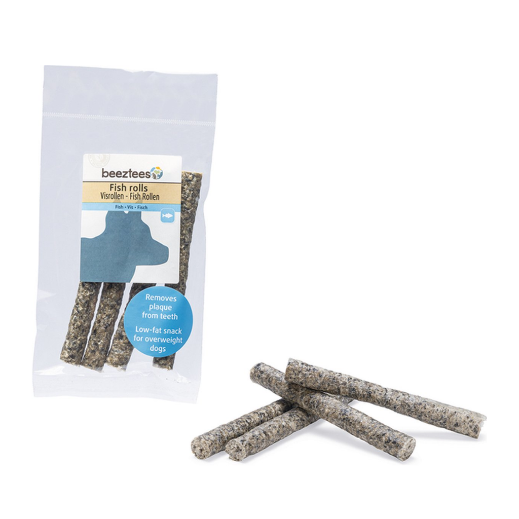 Beeztees hondensnack visrollen 4 stuks