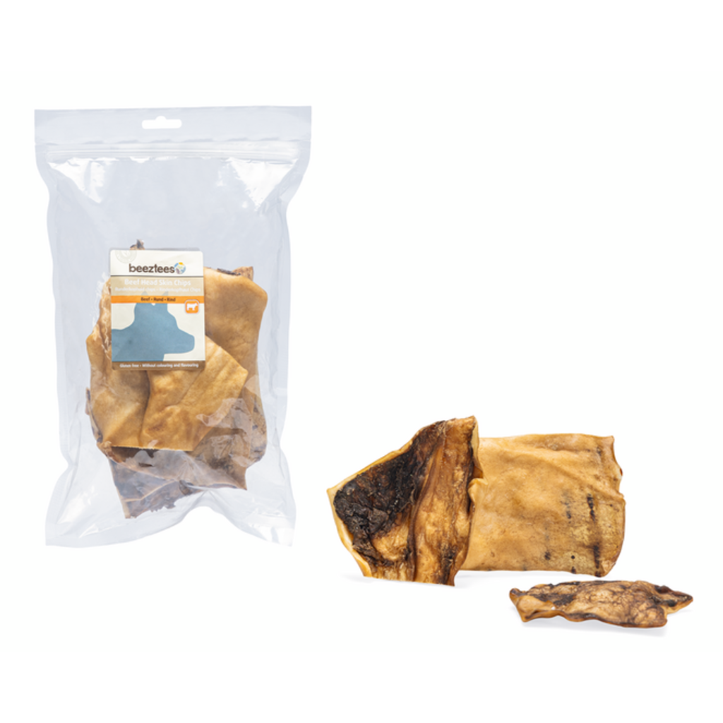 Beeztees Runderkophuid Chips 250 gram