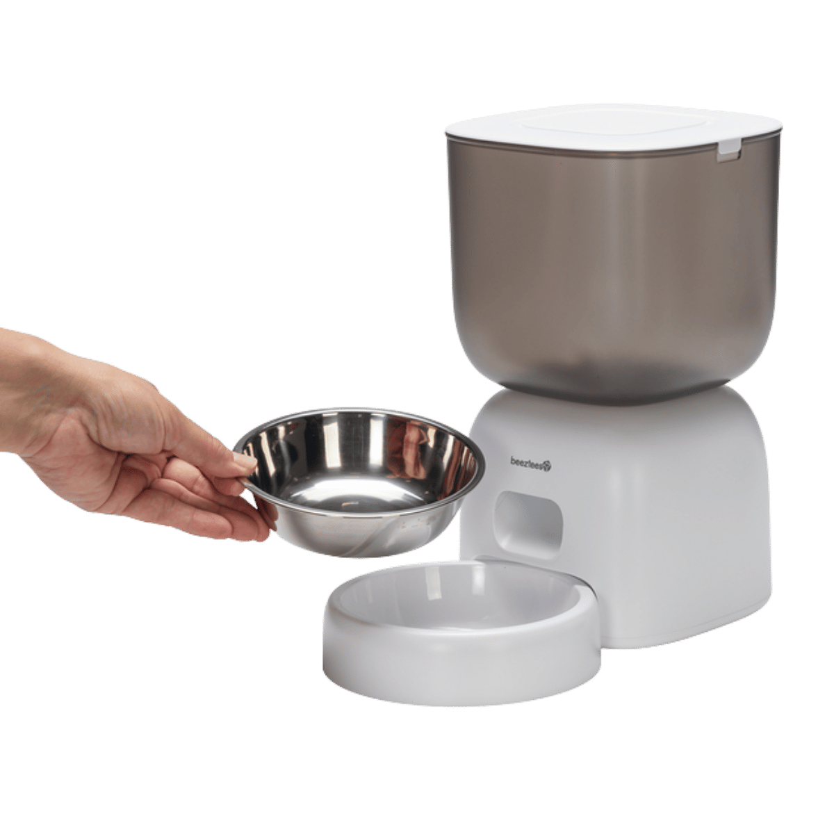 Beeztees Smart Voerbak Kat Chris Wit 3L 32 x 32.7 x 8.7 cm