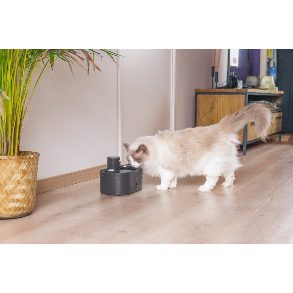 Beeztees Drinkfontein Kat Sef Antraciet 2.5L 26 x 17 x 17.5 cm