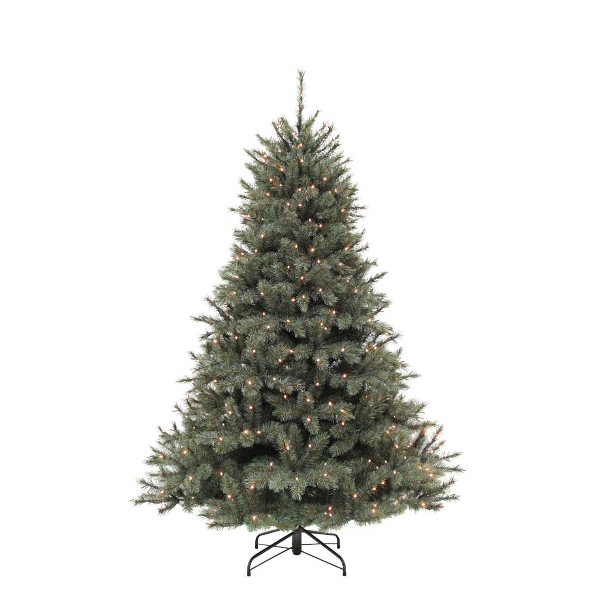Triumph Tree kunstkerstboom Forest Frosted blauw met verlichting 260 x 168 cm
