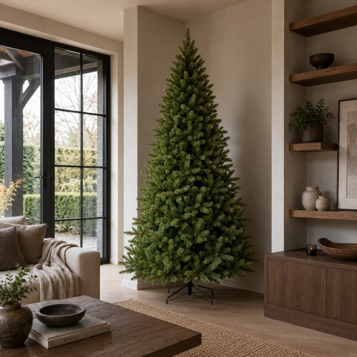 Triumph Tree Kunstkerstboom Forest Frosted Smal Groen 215 x 117 cm