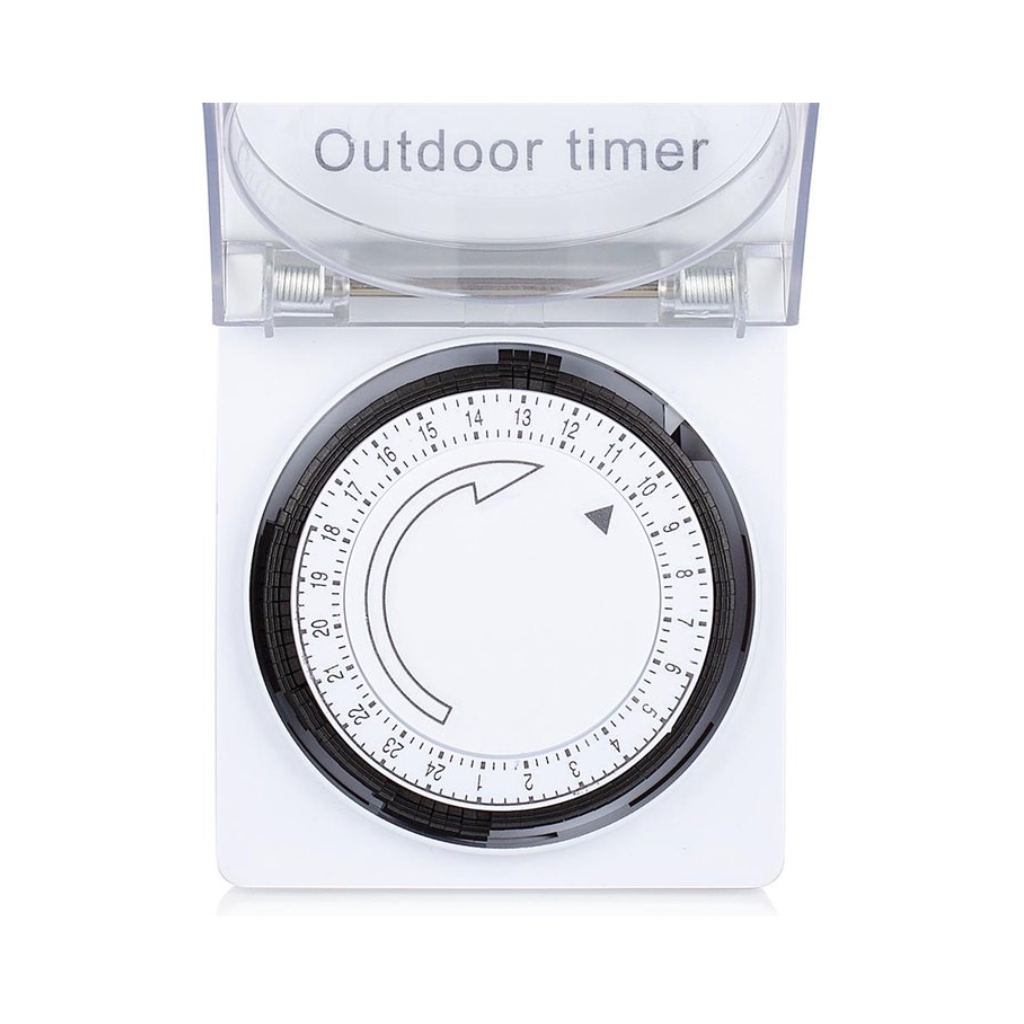 Calex waterdichte Wandcontactdoos timer 24H