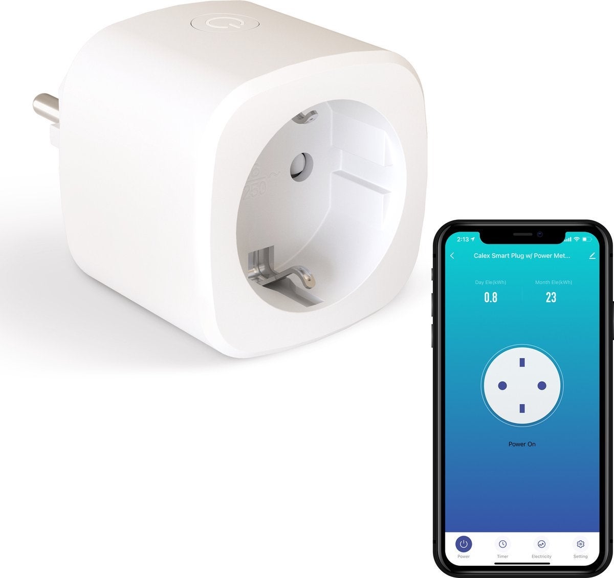 Calex smart connect powerplug App bediening