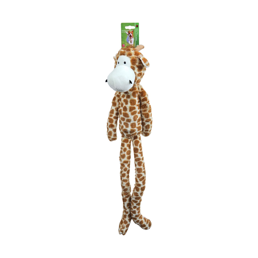 Giraffe dierenknuffel pluche XXL met piep 75 cm