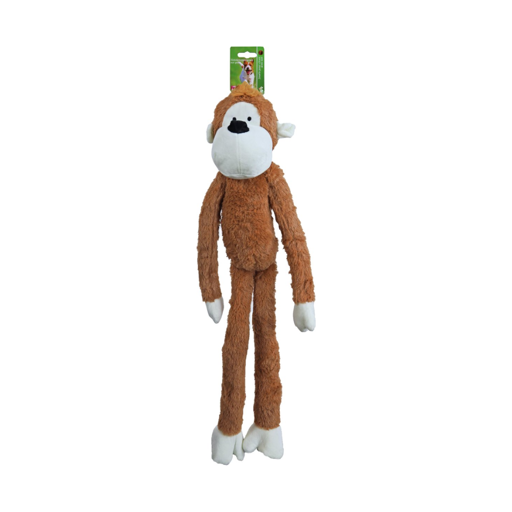 Aap dierenknuffel pluche XXL met piep 75 cm