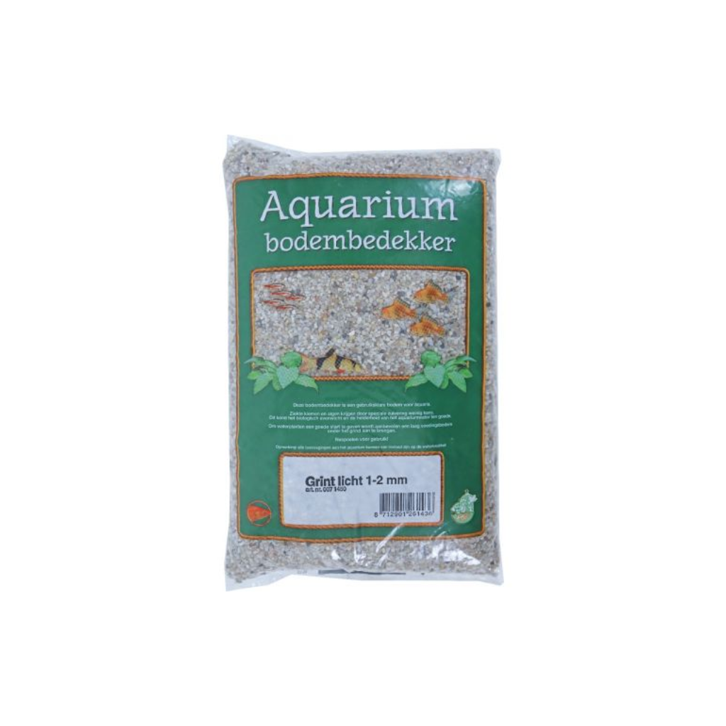 Aquarium Bodembedekker Grind Licht 1-2 mm 2.5kg