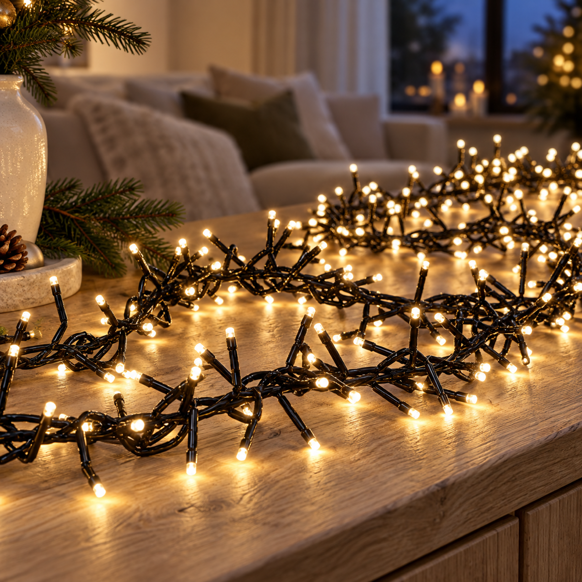 Anna's Collection Clusterverlichting Warm Wit 1152 Lampjes 6.9 m