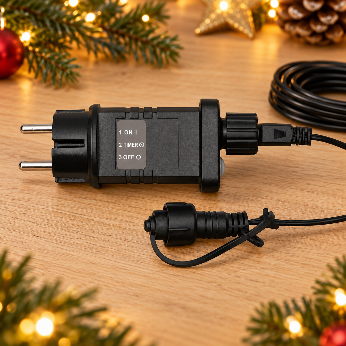 Anna's Collection Kerstverlichting Transformator Connectable 24V Zwart Max. 960 Lampjes 10 m