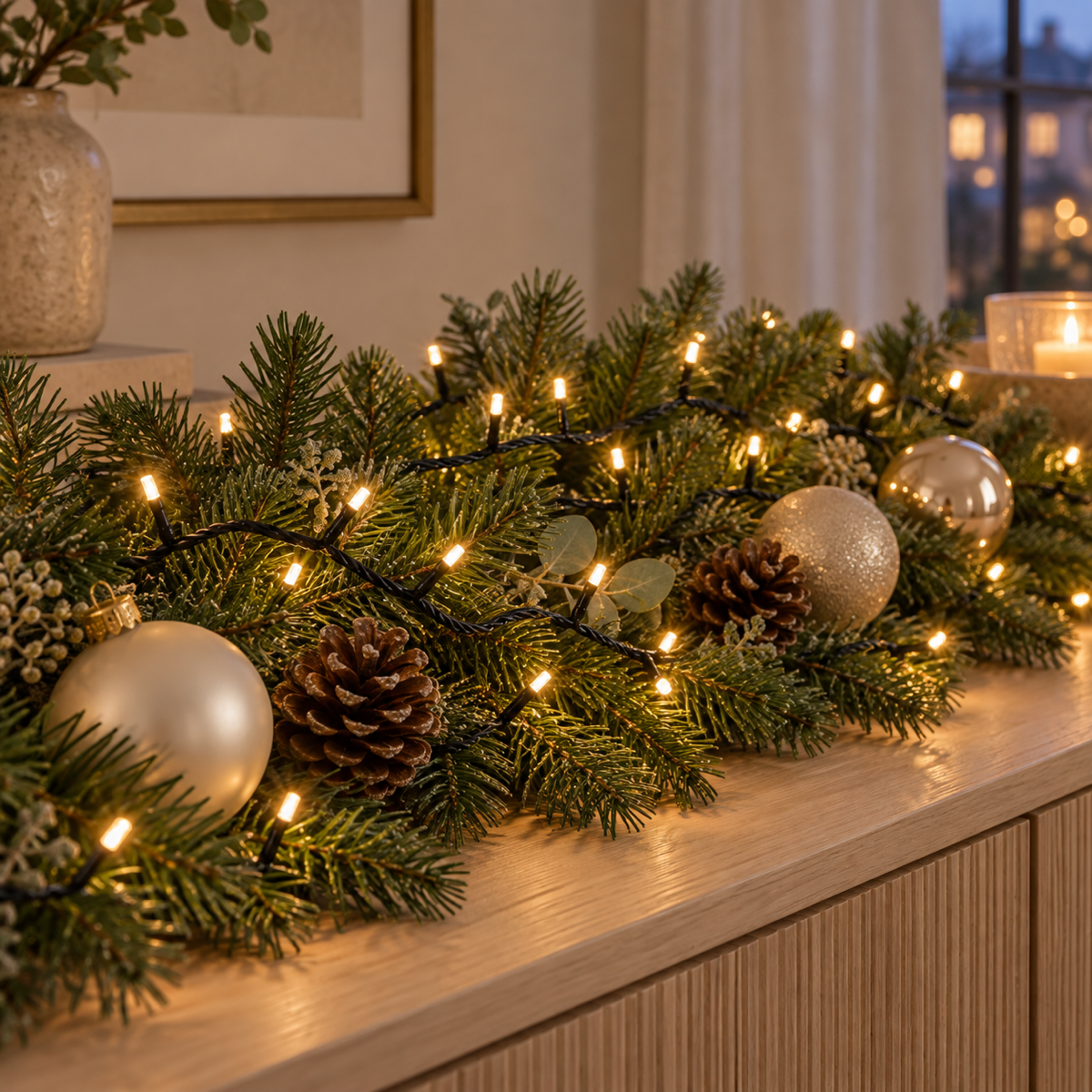 Anna's Collection Micro LED-verlichting Batterij Warm Wit 50 Lampjes 3.75 m