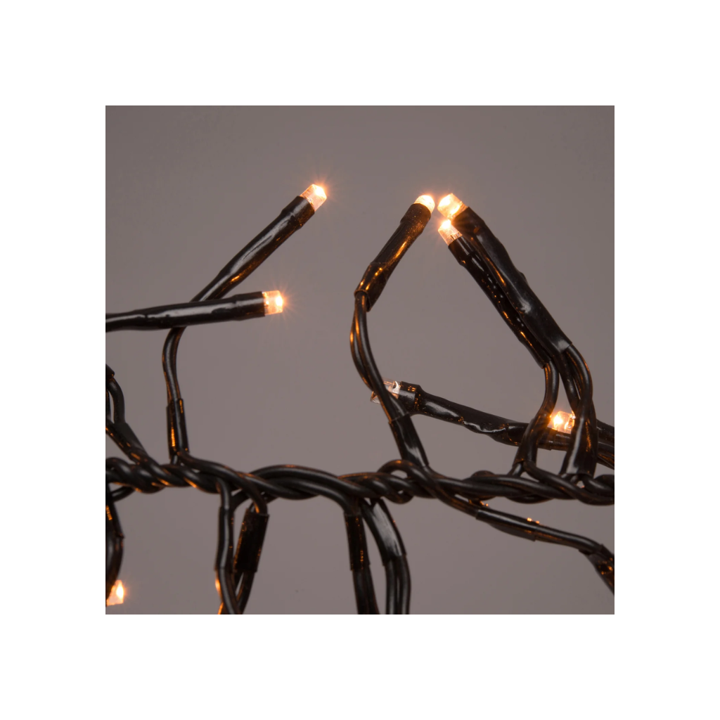 Clusterverlichting 4.5 meter met 768 lampjes (Klassiek warm) met flasheffect