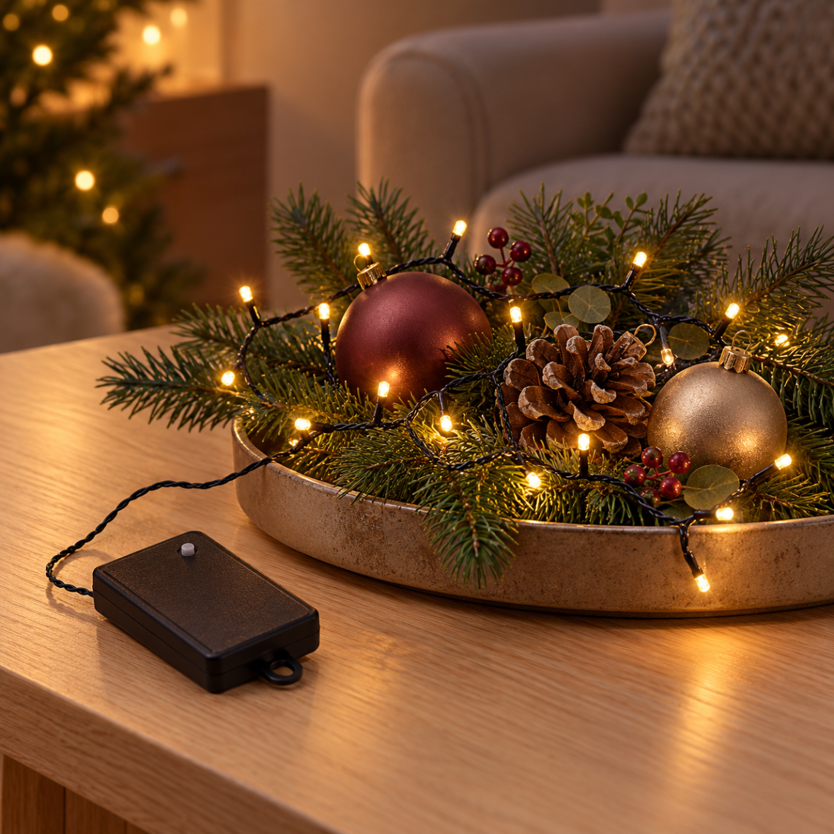 Anna's Collection Micro LED-verlichting Batterij Klassiek Warm 20 Lampjes 1.5 m