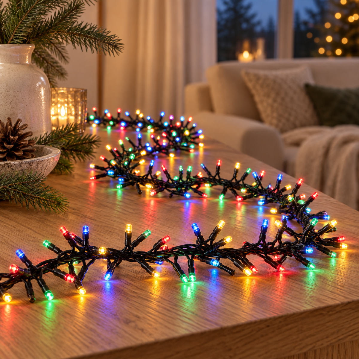 Anna's Collection Clusterverlichting Multicolour 768 Lampjes 4.5 m