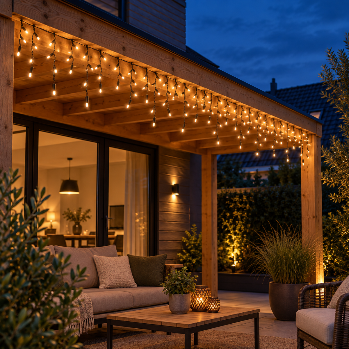 Anna's Collection IJspegelverlichting Connect de Luxe Warm Wit 100 Lampjes 400 x 35 cm