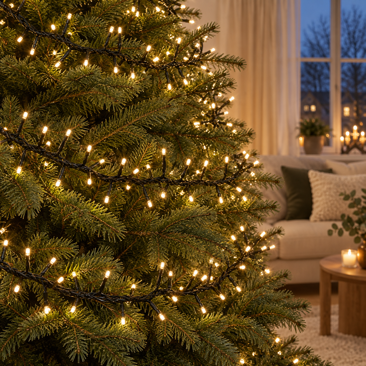 Anna's Collection Clusterverlichting Treecluster Warm Wit 576 Lampjes 7.5 m