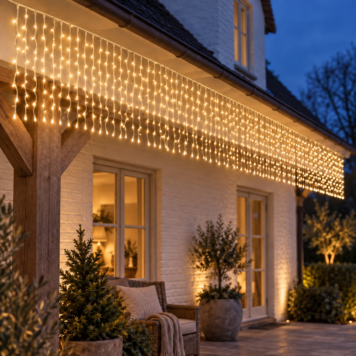 Anna's Collection IJspegelverlichting Warm Wit 1000 Lampjes 500 x 50 cm