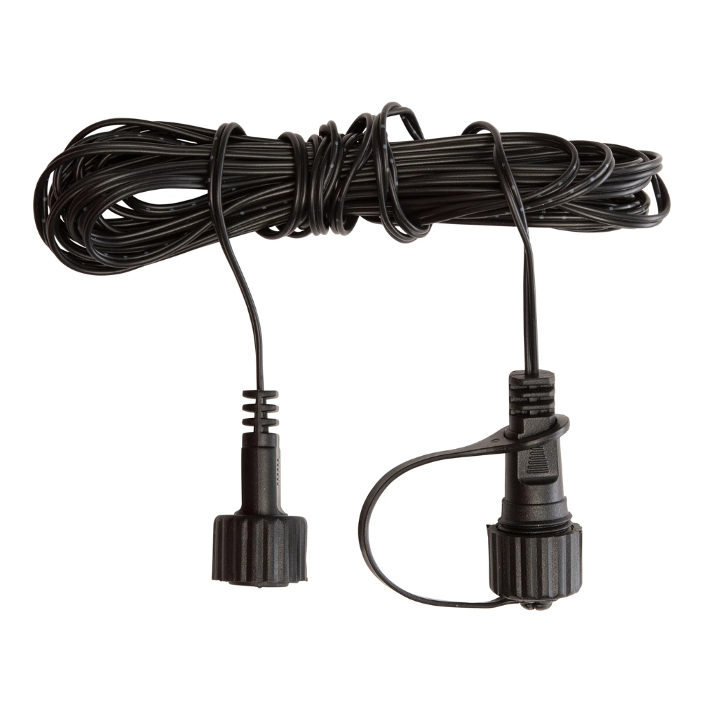 Aanloopsnoer verlengkabel zwart 5 m