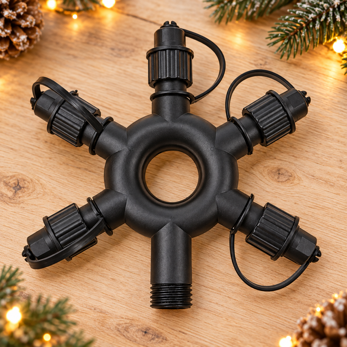 Anna's Collection Kerstverlichting Connector-ring Connect de Luxe 5-weg