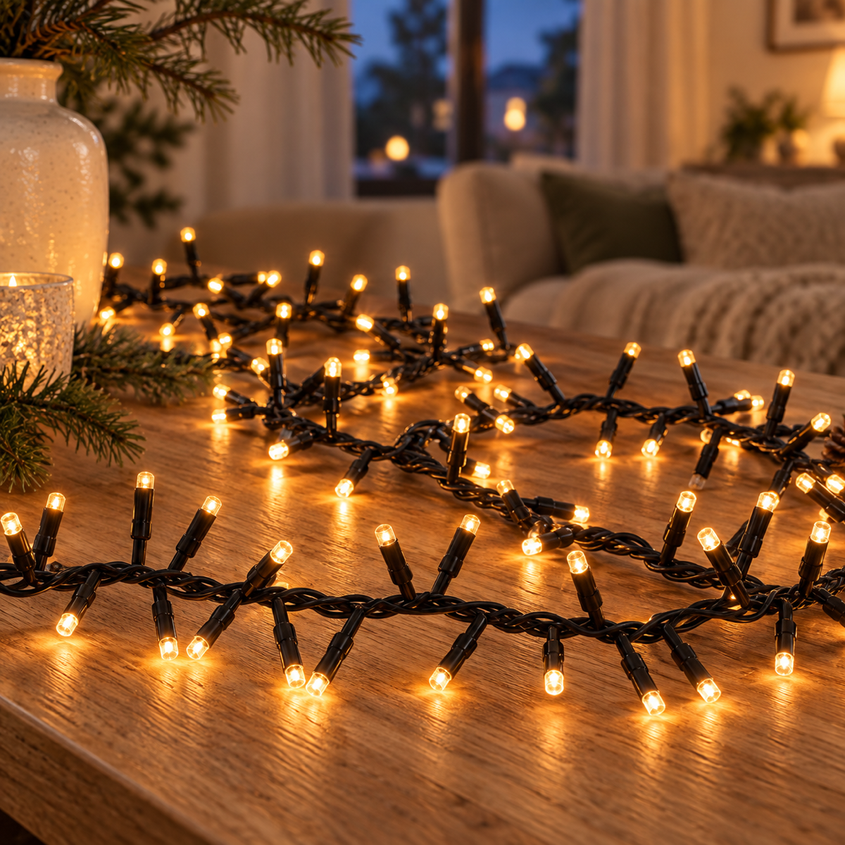 Anna's Collection Clusterverlichting Connect de Luxe Klassiek Warm 200 Lampjes 4 m