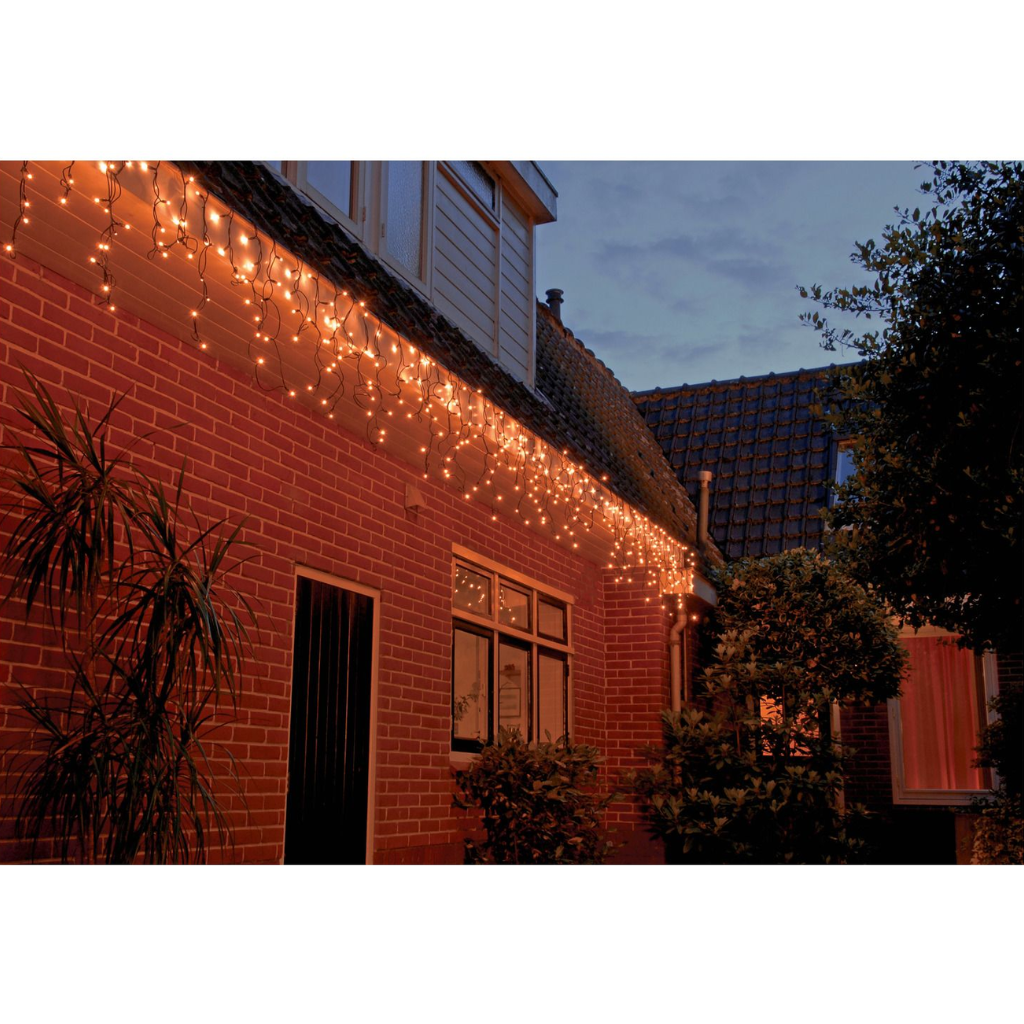 Connectable Icicle Verlichting LED 100 lampjes Klassiek Warm 4m
