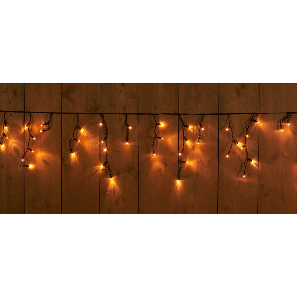 Connectable Icicle Verlichting LED 100 lampjes Klassiek Warm 4m