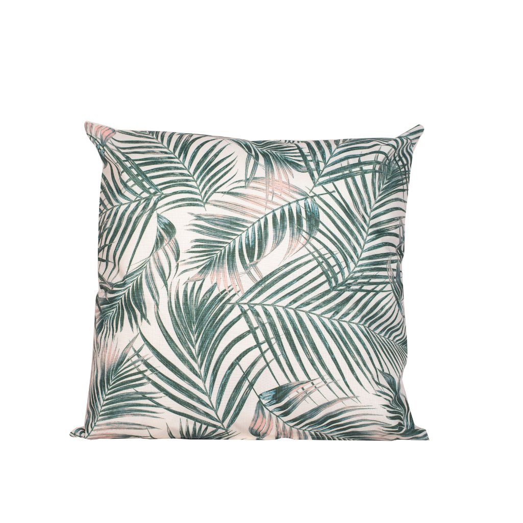 Anna's Collection Sierkussen Palm bladeren Groen 45 x 45 cm
