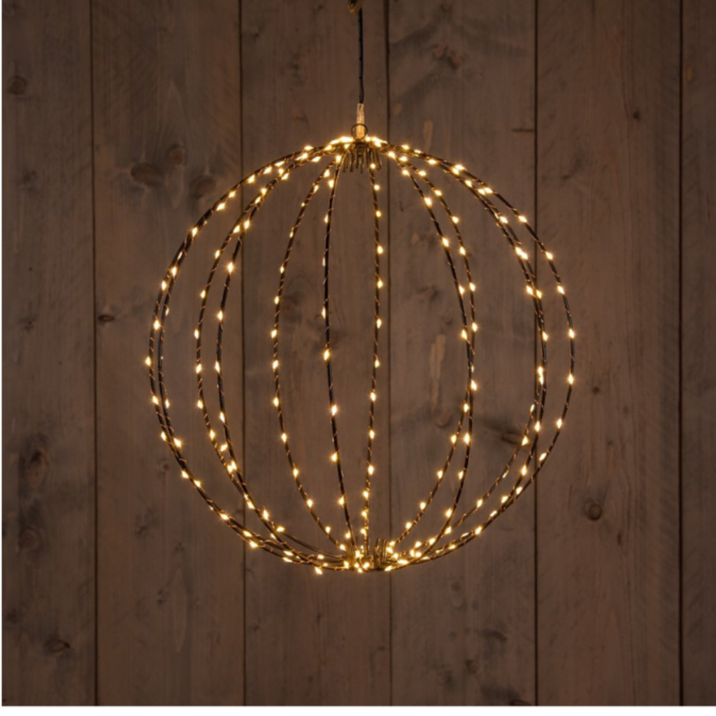 Lichtbol LED Ø50cm Zwart