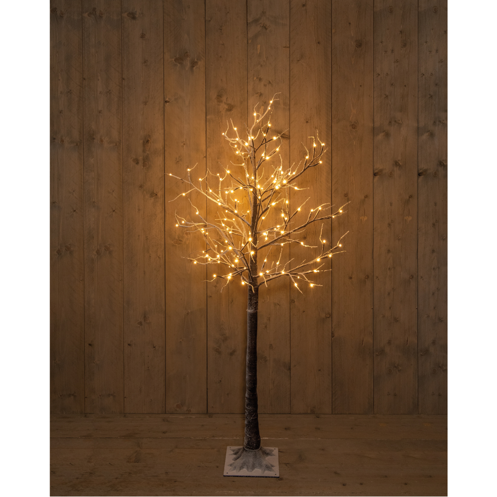 Anna's Collection Berkenboom Bruin met Verlichting 160 cm