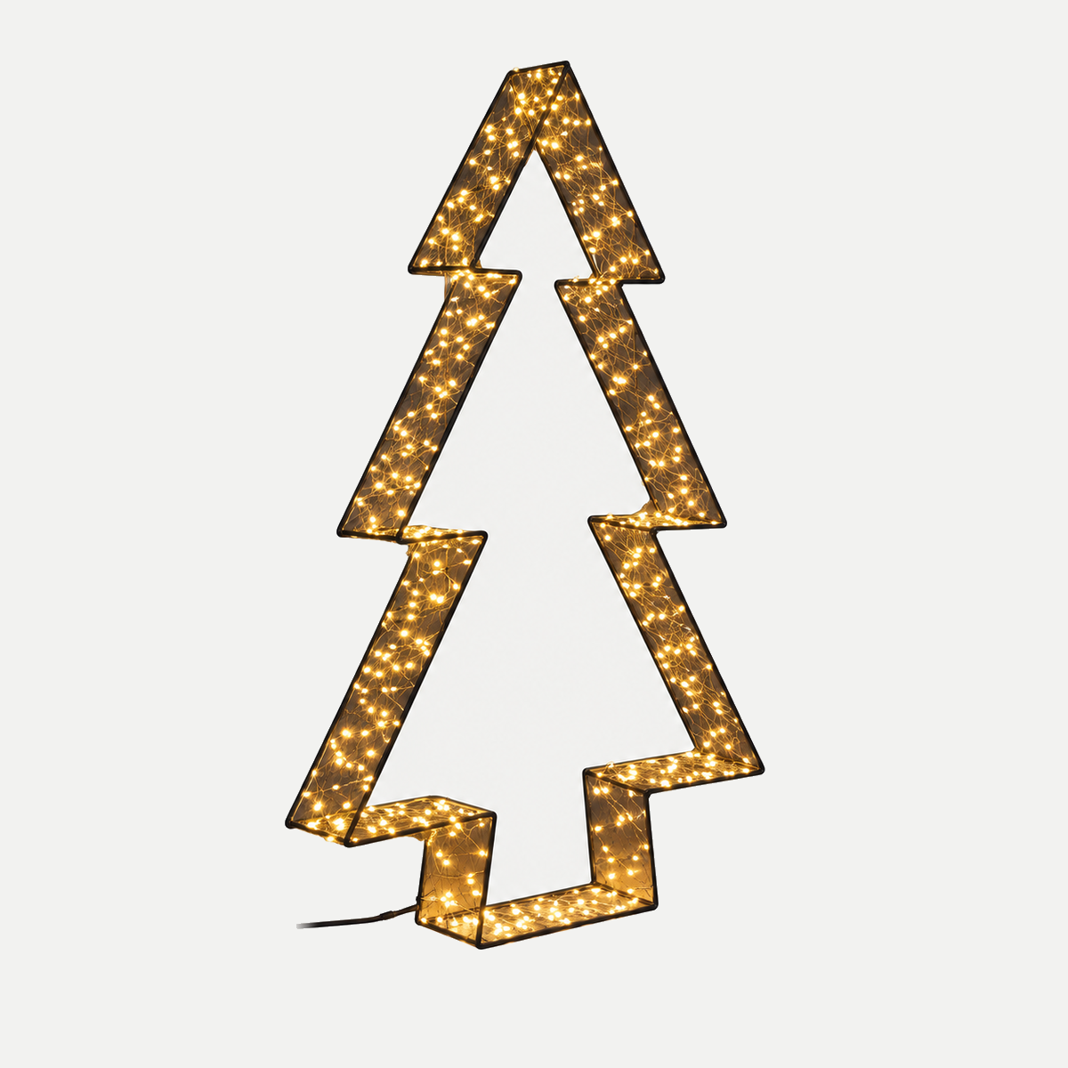 Anna's Collection Verlicht Kerstfiguur Decoratieboom 3D Klassiek Warm 540 Lampjes 56 x 7 cm