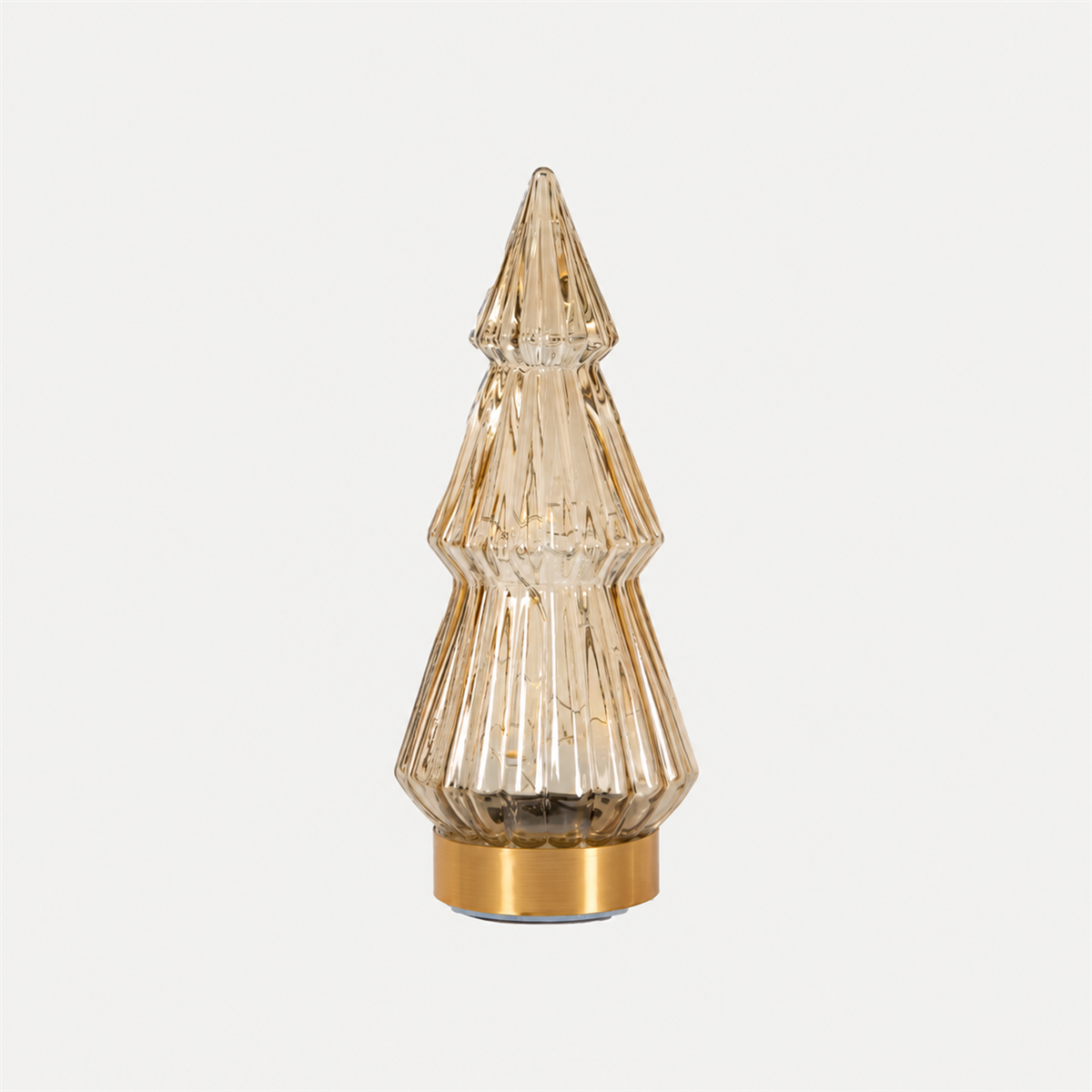 Kerstfiguur decoratieboom Goud D 10 H 23,5 cm 