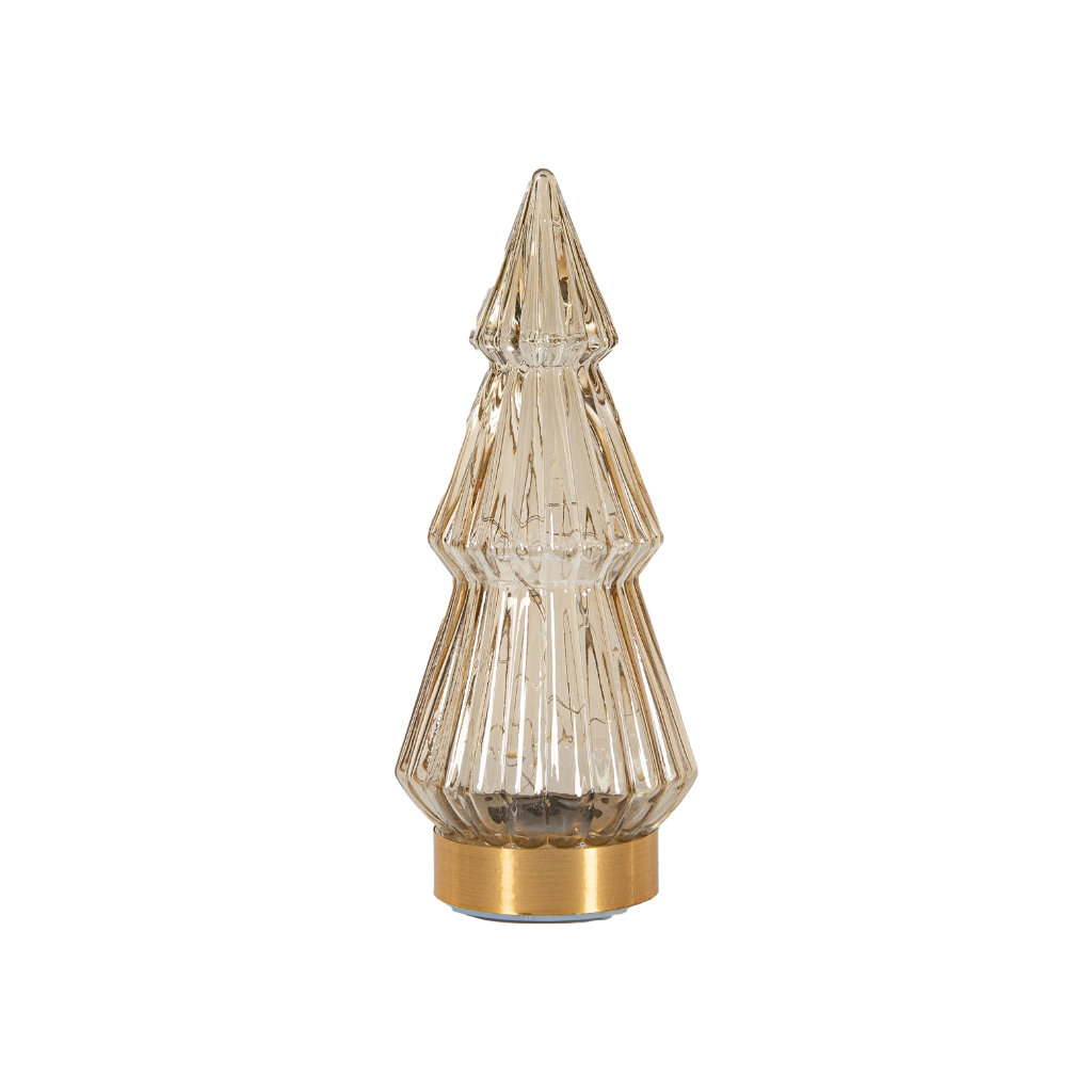 Kerstfiguur decoratieboom Goud D 10 H 23,5 cm 
