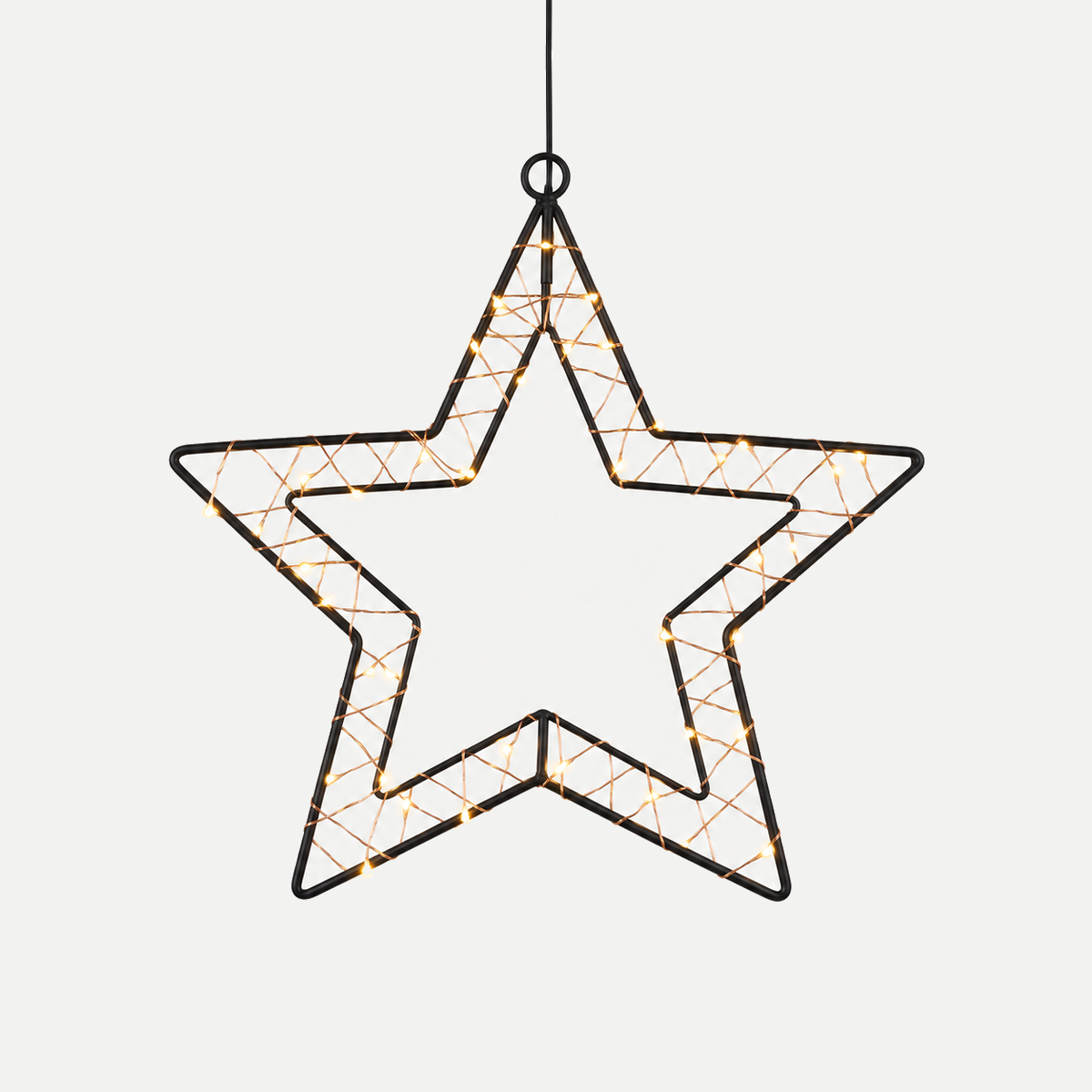 Anna's Collection Verlicht Kerstfiguur Kerstster 30 x 30.5 cm