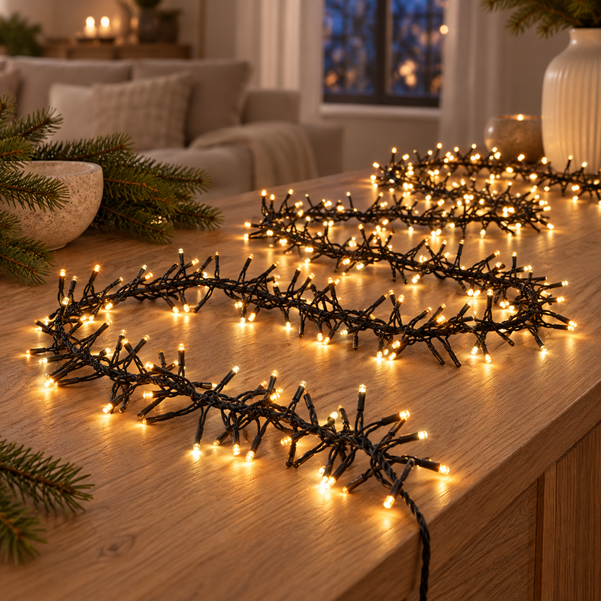 Anna's Collection Clusterverlichting Luxury Color 1152 Lampjes 6.9 m