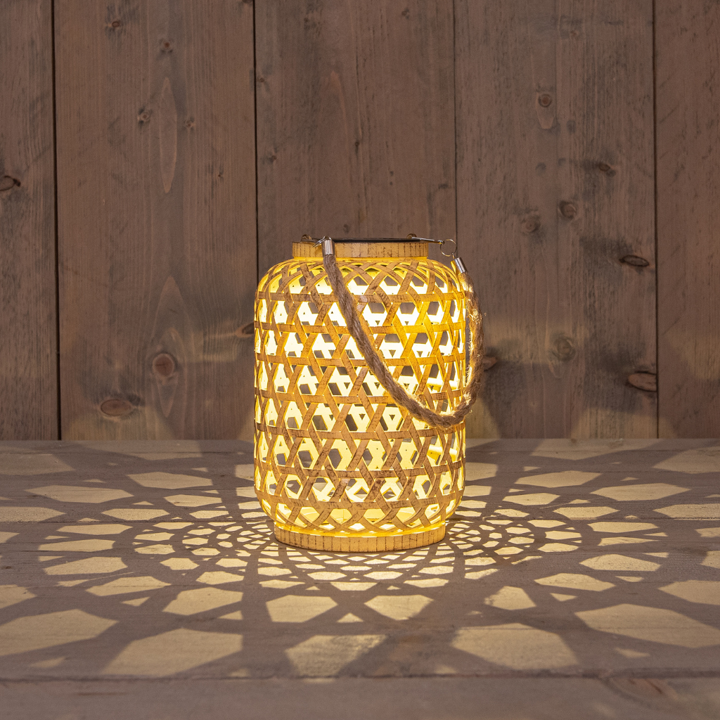 Solar Lantaarn Naturel 15 x 21 