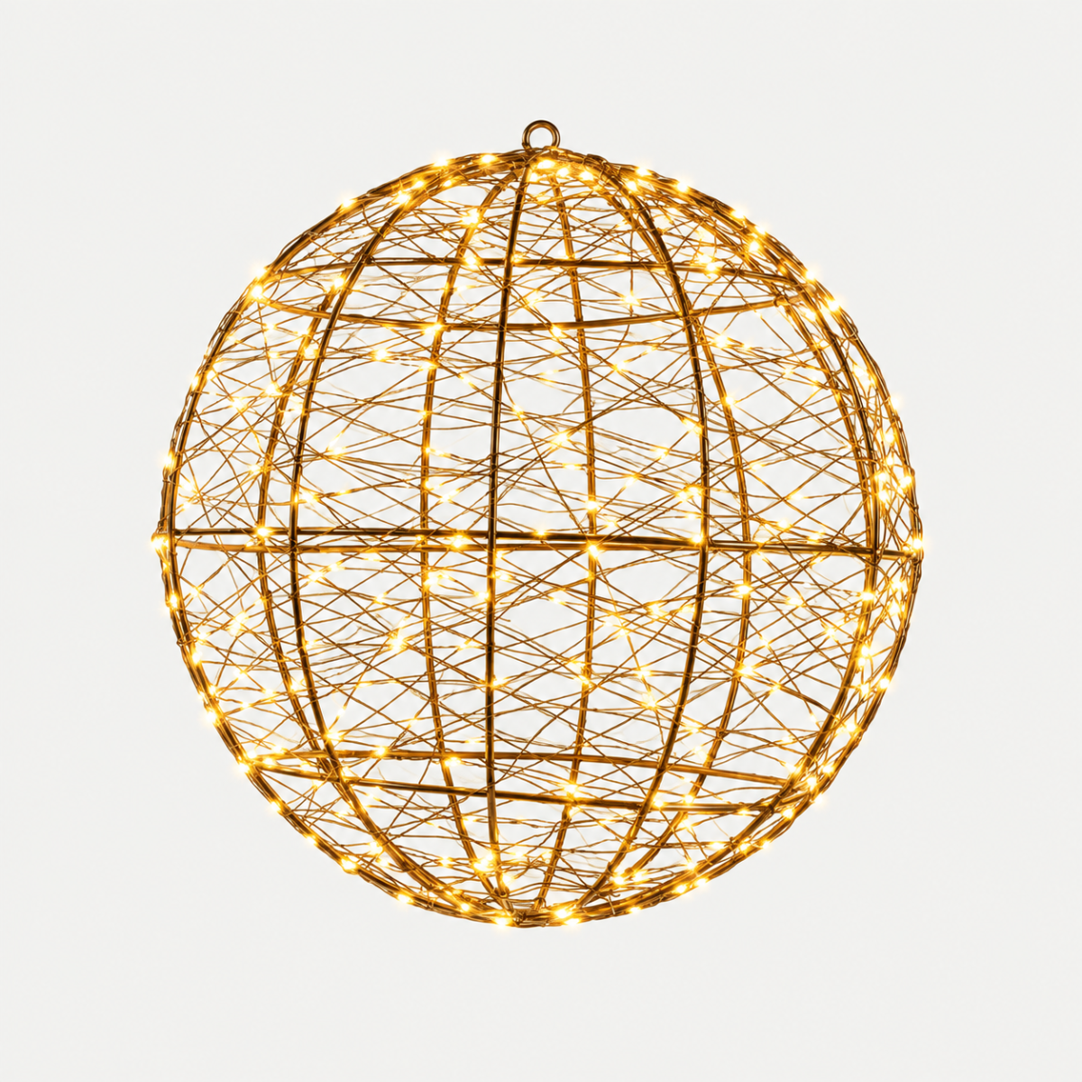 Anna's Collection Verlicht Kerstfiguur Lichtbol Flash Klassiek Warm 300 Lampjes 25 x 27 cm