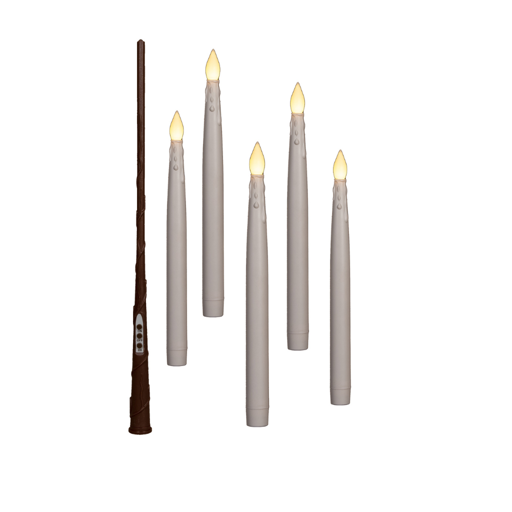 Anna's Collection LED dinerkaars zwevend wit 5 stuks 28,5 cm