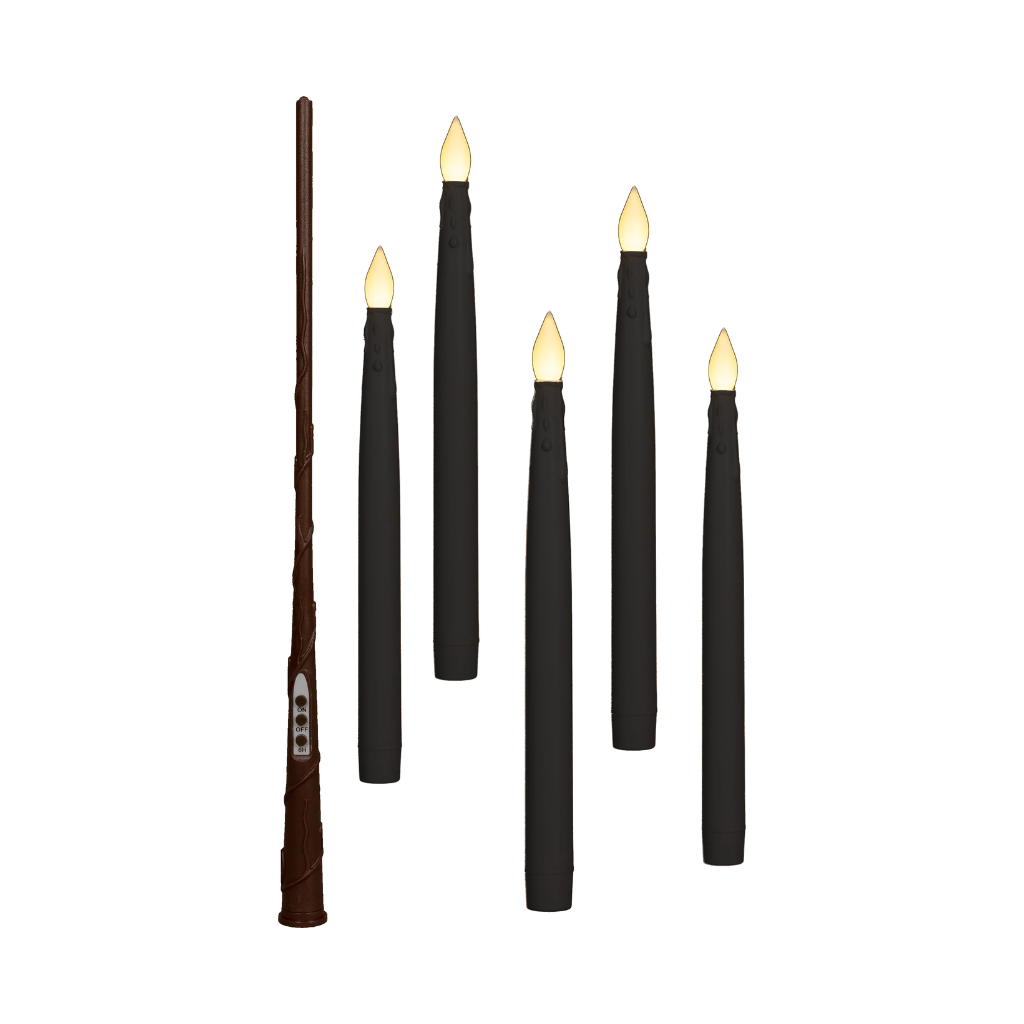 Anna's Collection LED dinerkaars zwevend zwart 5 stuks 28,5 cm