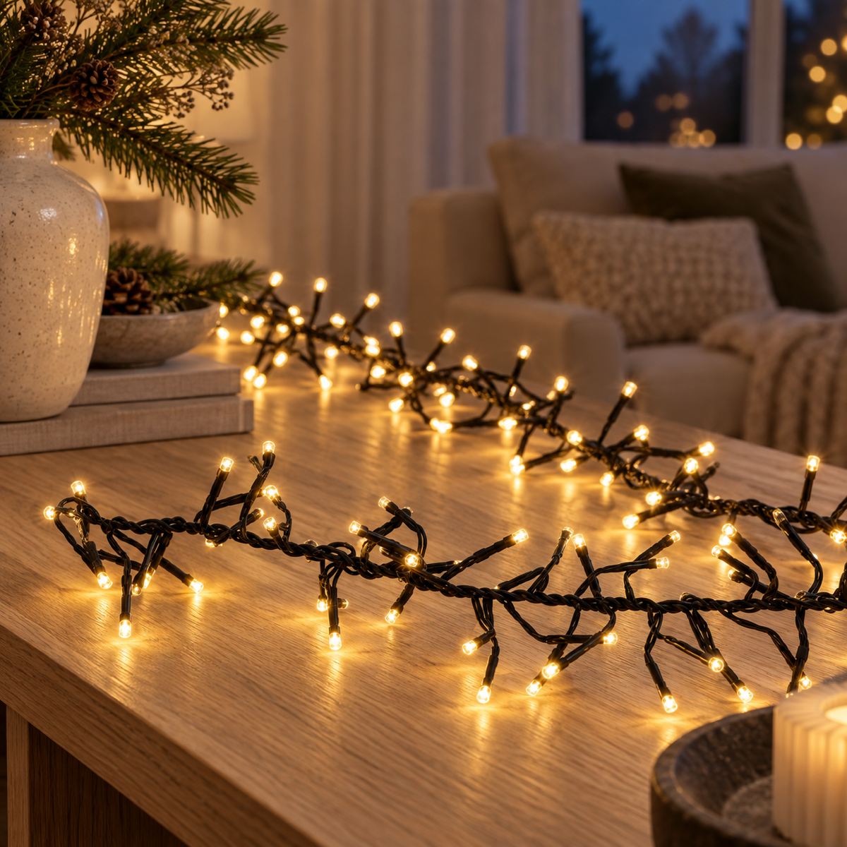 Anna's Collection Clusterverlichting Flash Klassiek Warm 3072 Lampjes 18 m