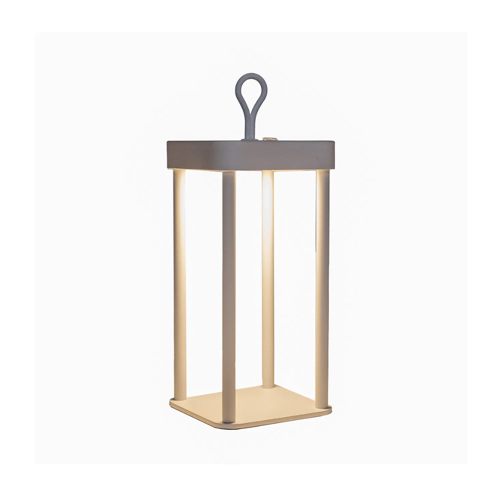 Anna's Collection Draadloze lantaarn LED wit 12 x 24 cm