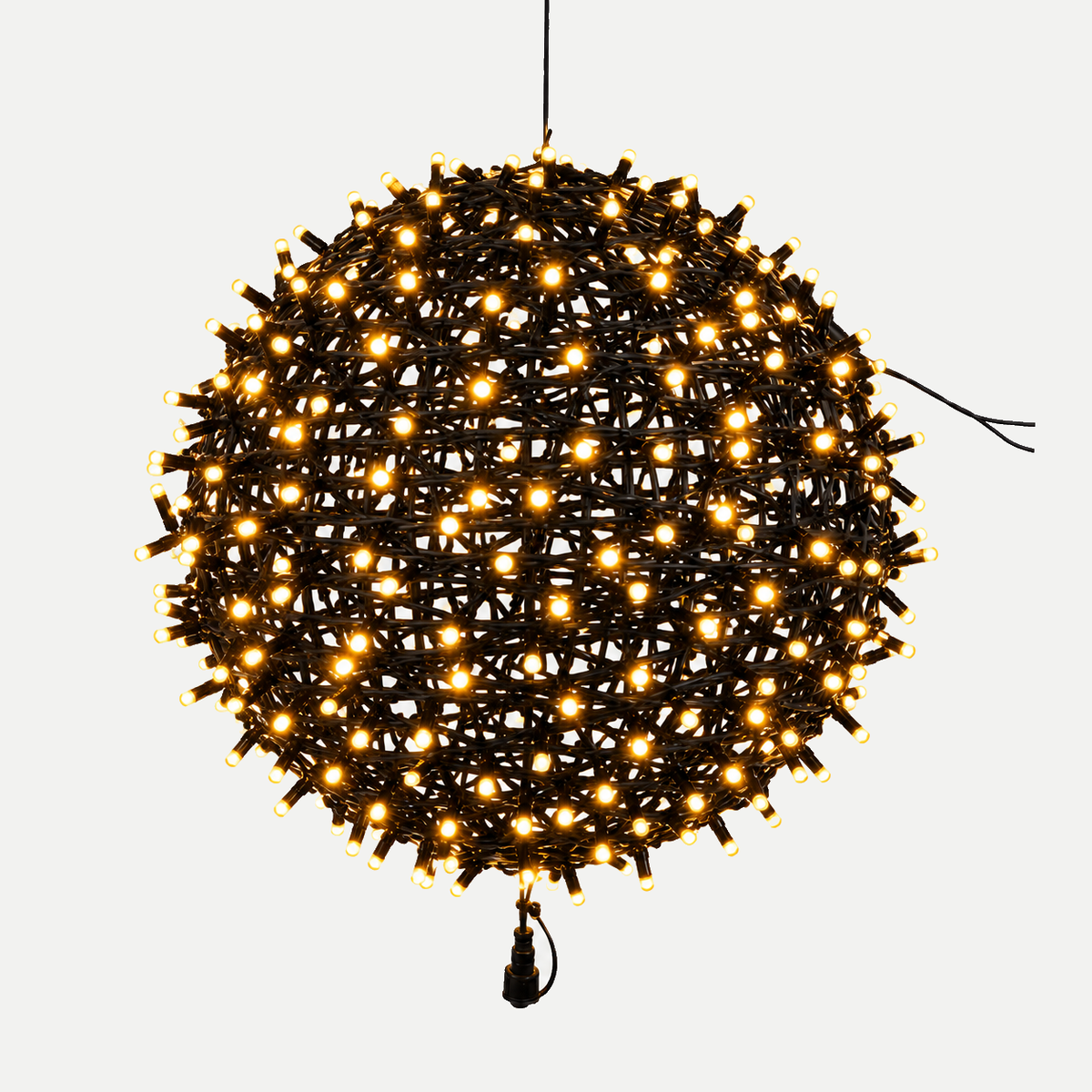 Anna's Collection Verlicht Kerstfiguur Connect de Luxe Bal Klassiek Warm 200 Lampjes 38 cm