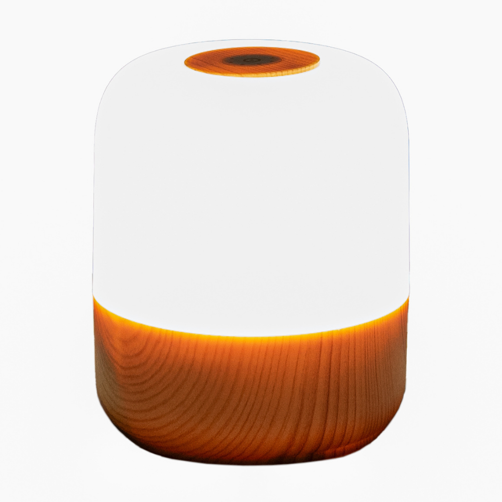 Anna's Collection Tafellamp Oplaadbaar Bamboe 8.6 x 7.3 cm